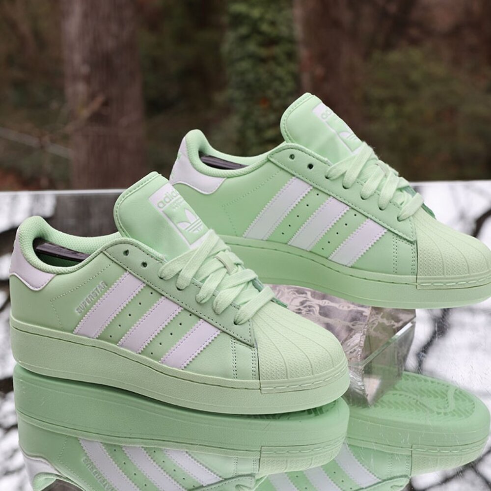 Adidas Superstar XLG Semi Green Spark - Picture 11 of 13